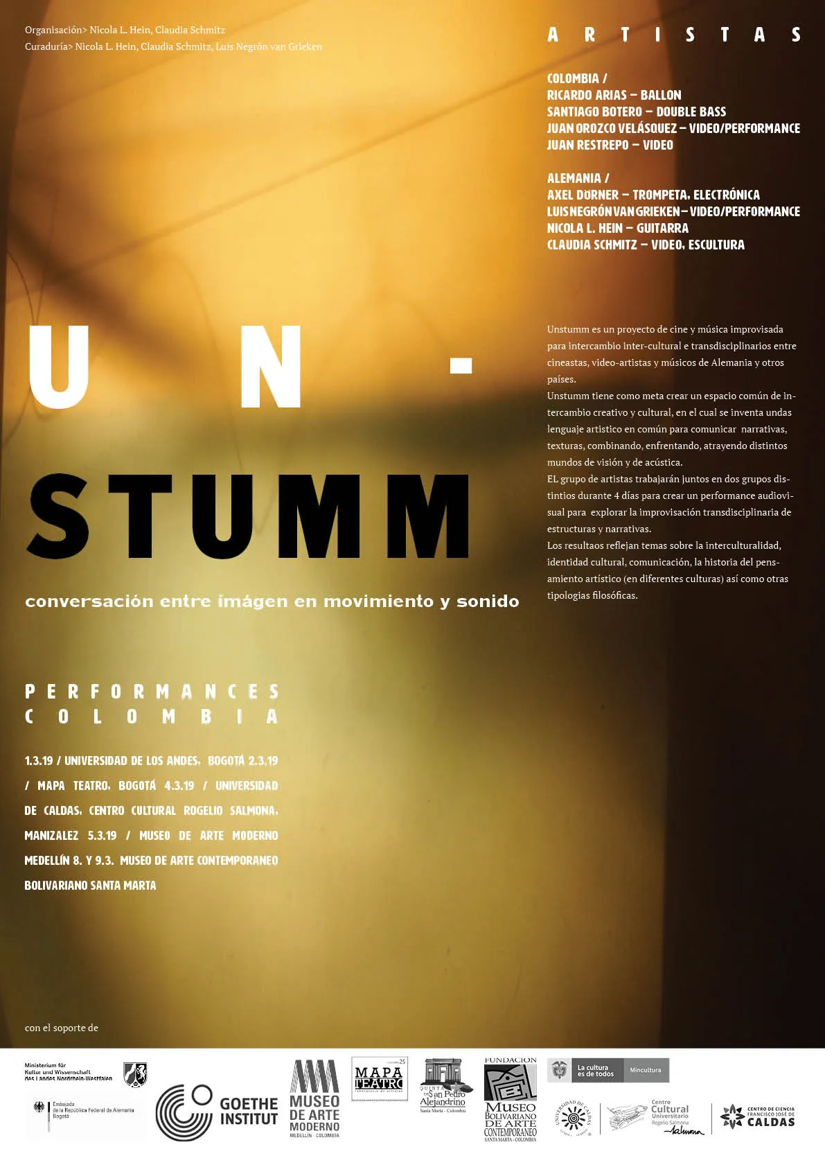 Colombia / Argentina Tour with UnStumm in February 2019 - 1