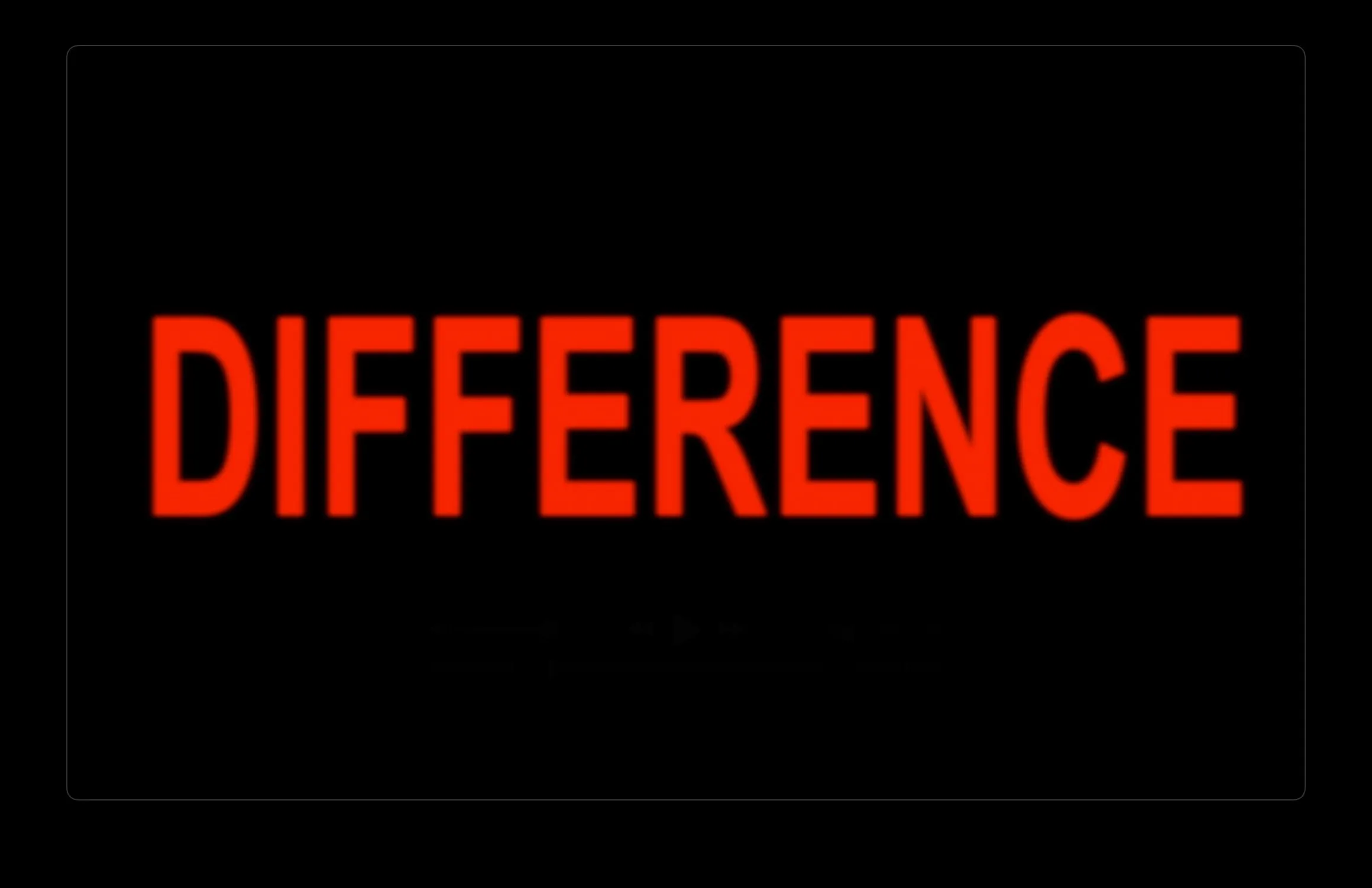 Weekend Difference - 1